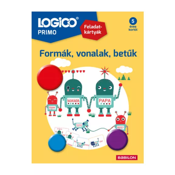 LOGICO Primo 3244a - Formák, vonalak, betűk - Feladatkártyák