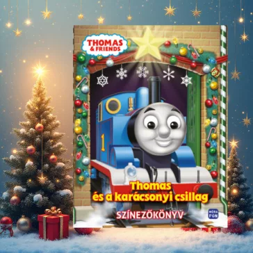 Thomas és a karácsonyi csillag - Színezőkönyv