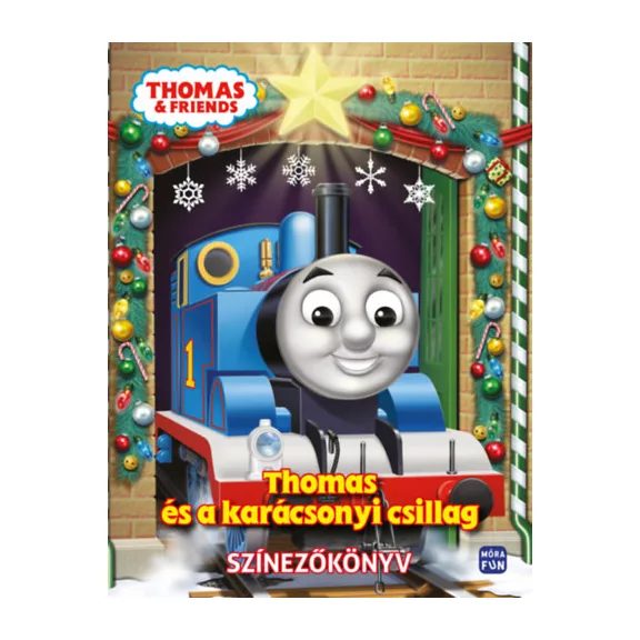 Thomas és a karácsonyi csillag - Színezőkönyv